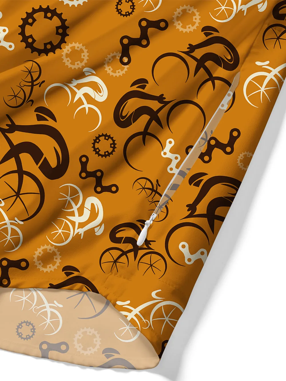 Orionride Abstract Cyclist Zipper Pockets Ultra Lightweight Short Sleeves Gravel Shirt sold by Orionride product image thumbnail 5