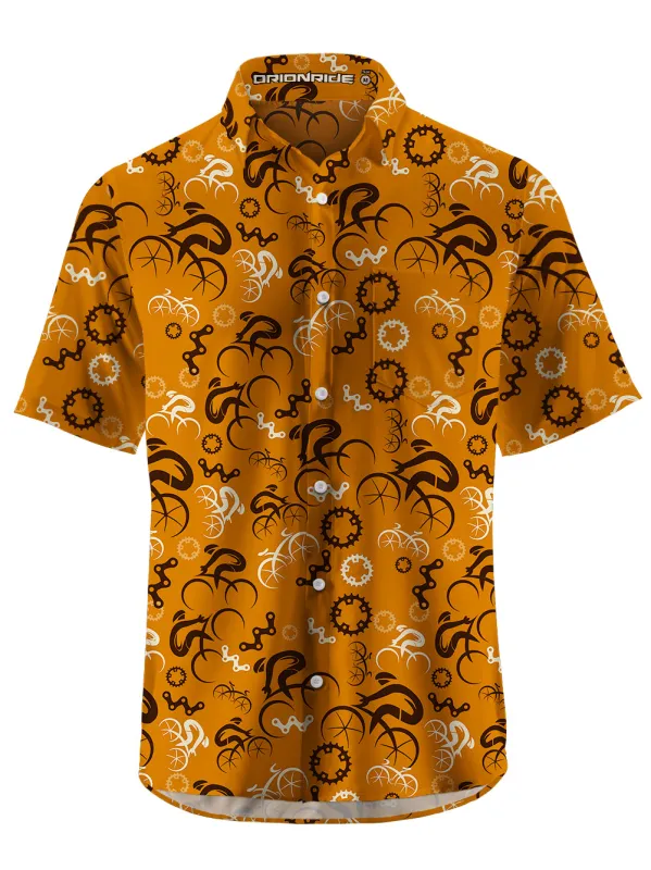 Orionride Abstract Cyclist Zipper Pockets Ultra Lightweight Short Sleeves Gravel Shirt sold by Orionride