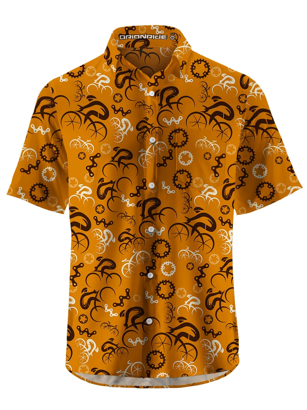 Orionride Abstract Cyclist Zipper Pockets Ultra Lightweight Short Sleeves Gravel Shirt sold by Orionride