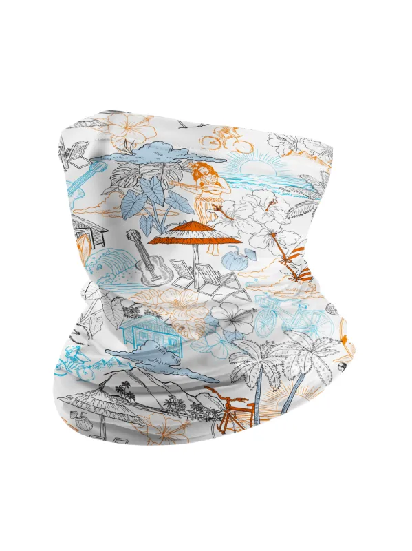 Orionride Hawaiian Style Lightweight Cycling Neck Gaiter sold by Orionride