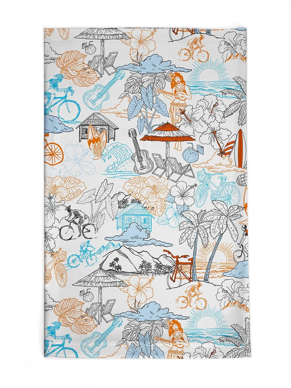 Orionride Hawaiian Style Lightweight Cycling Neck Gaiter sold by Orionride product image thumbnail 2