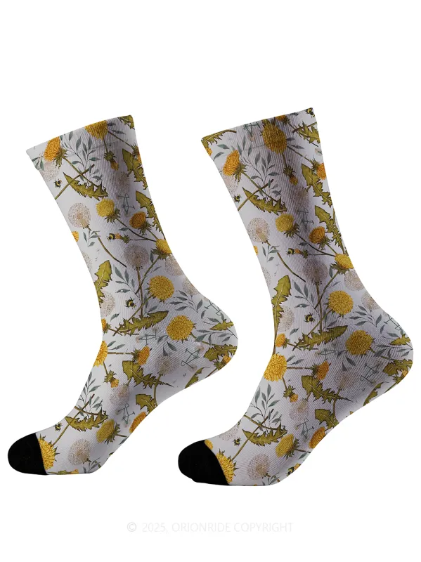 Orionride Dandelion Wheel Cycling Socks sold by Orionride