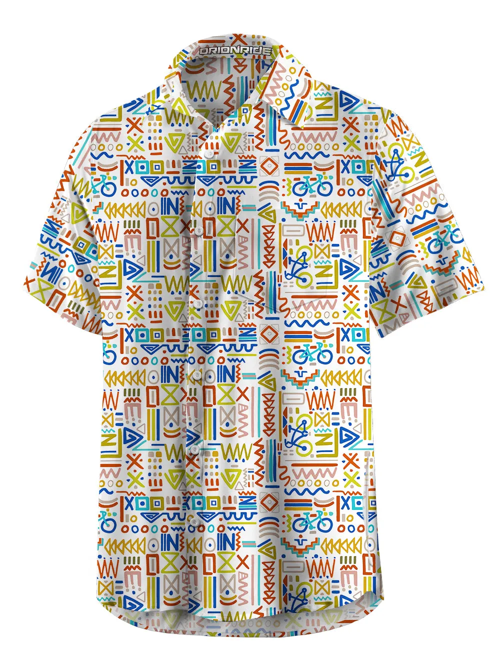 Orionride Line Bicycle Zipper Pockets Ultra Lightweight Short Sleeves Gravel Shirt sold by Orionride product image thumbnail 3