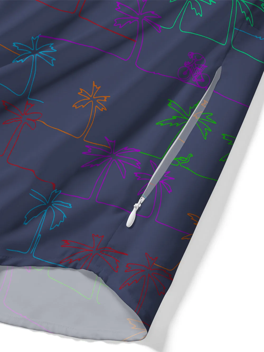 Orionride Color Lines Zipper Pockets Ultra Lightweight Short Sleeves Gravel Shirt sold by Orionride product image thumbnail 5