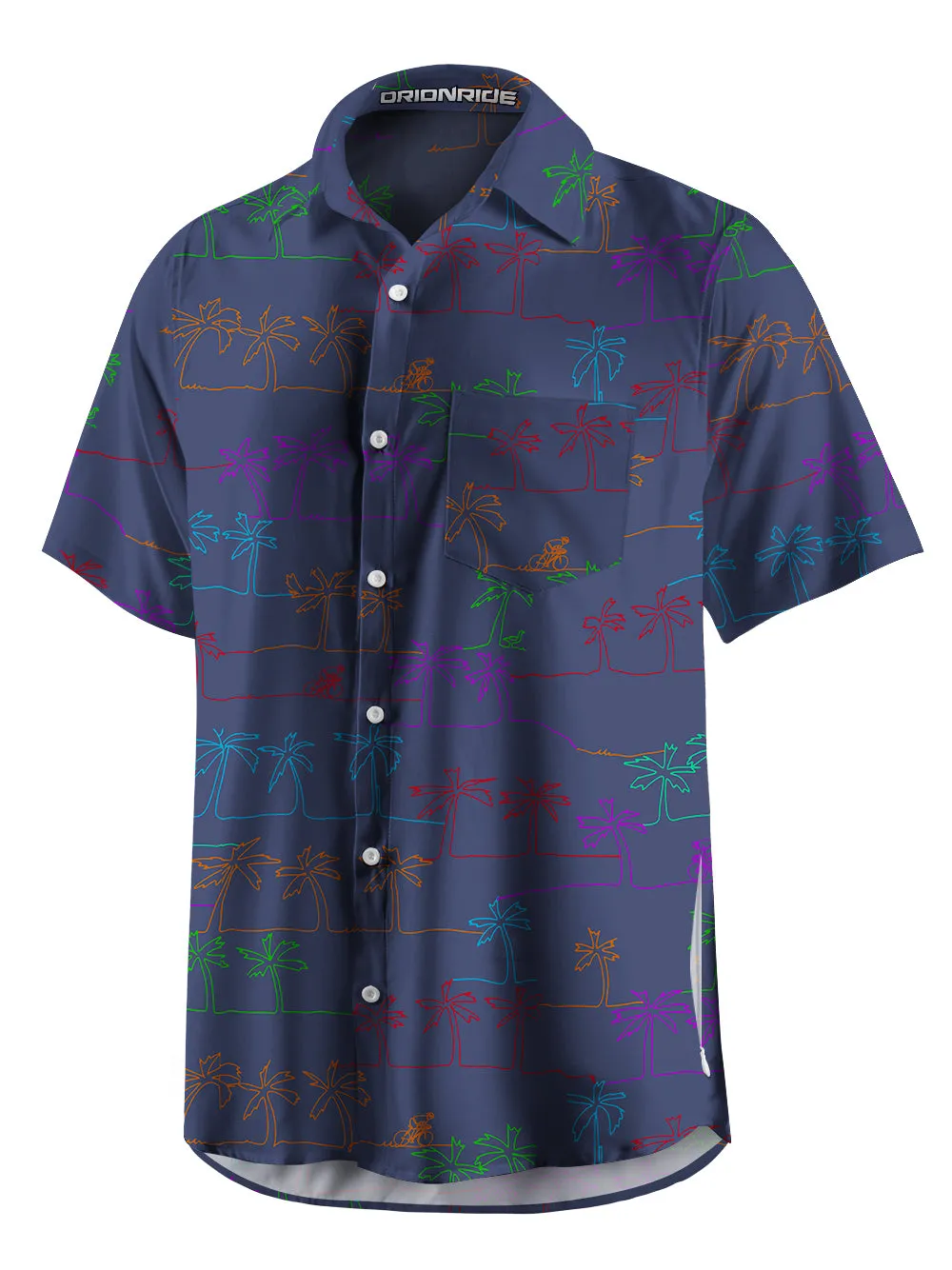 Orionride Color Lines Zipper Pockets Ultra Lightweight Short Sleeves Gravel Shirt sold by Orionride product image thumbnail 2