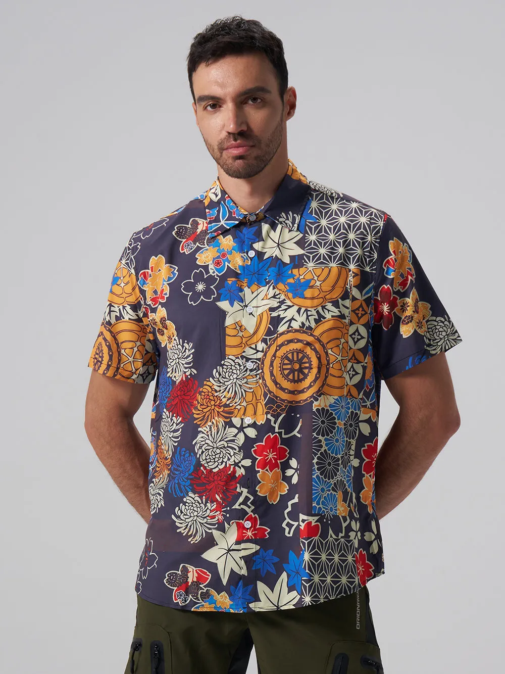 Orionride Unique Gear Flower Zipper Pockets Ultra Lightweight Short Sleeves Gravel Shirt sold by Orionride product image thumbnail 2