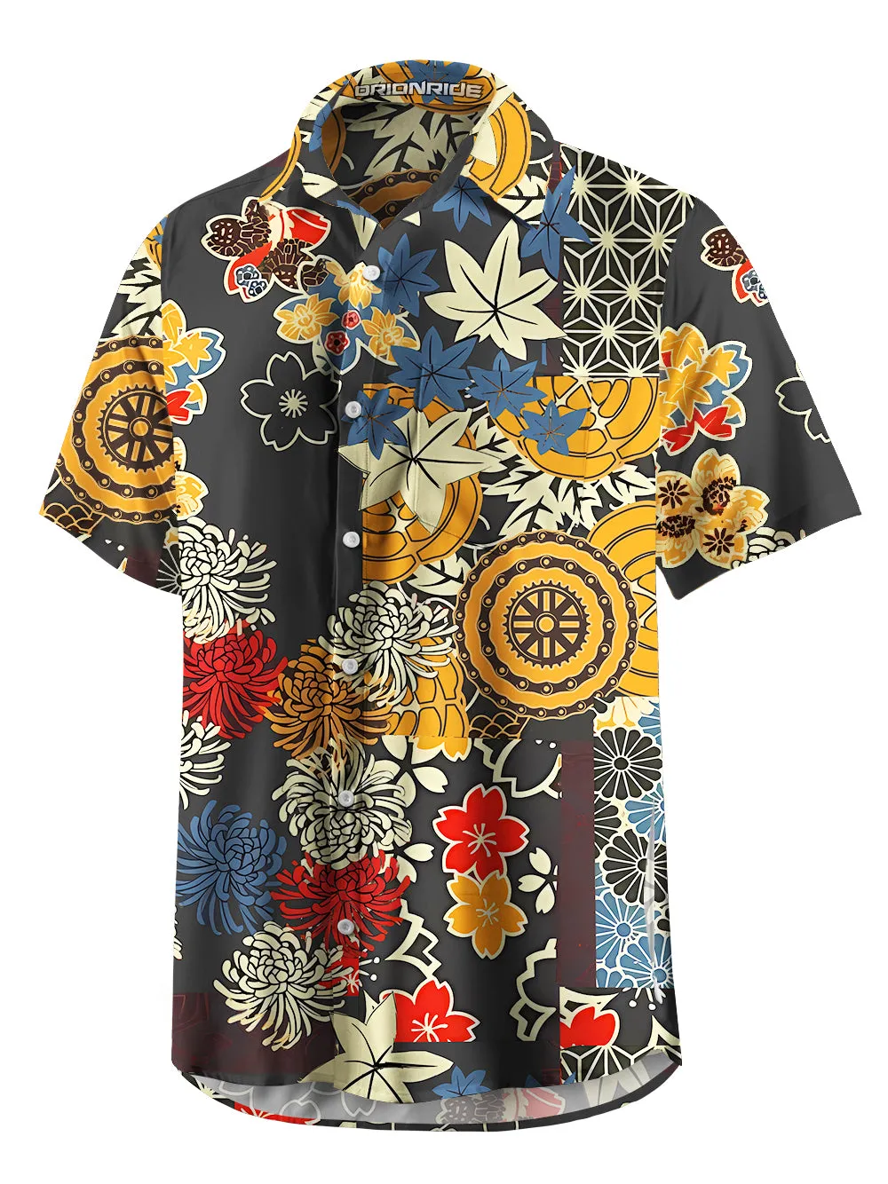 Orionride Unique Gear Flower Zipper Pockets Ultra Lightweight Short Sleeves Gravel Shirt sold by Orionride product image thumbnail 5