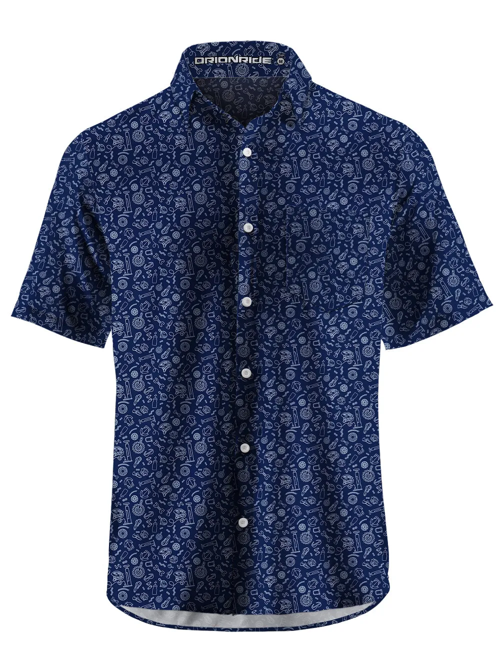 Orionride Cycling Parts Zipper Pockets Ultra Lightweight Short Sleeves Gravel Shirt sold by Orionride