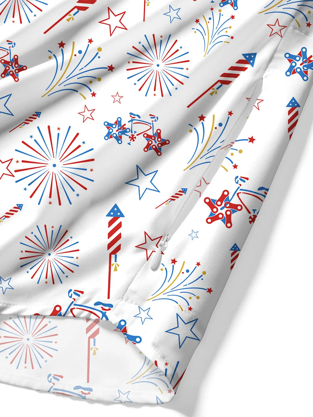 Orionride Cycling Fireworks Zipper Pockets Ultra Lightweight Short Sleeves Gravel Shirt sold by Orionride product image thumbnail 5