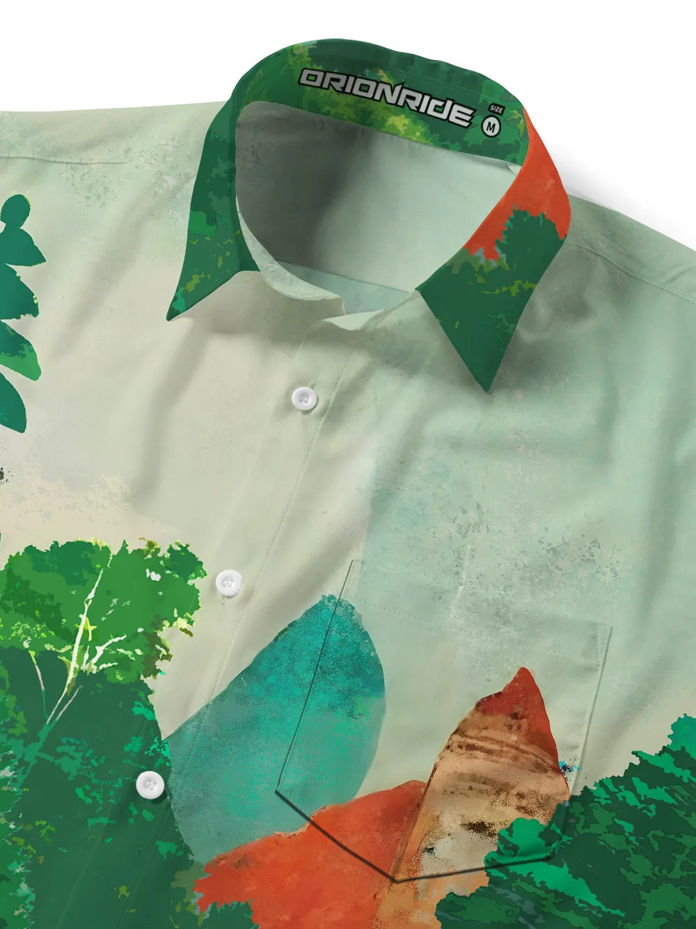 Orionride Wonderful Journey Zipper Pockets Ultra Lightweight Short Sleeves Gravel Shirt sold by Orionride product image thumbnail 4