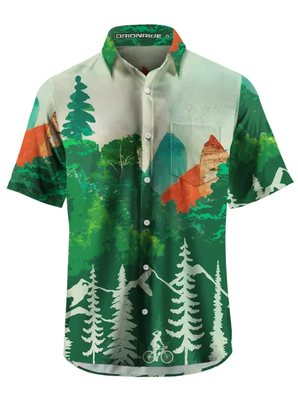 Orionride Wonderful Journey Zipper Pockets Ultra Lightweight Short Sleeves Gravel Shirt sold by Orionride