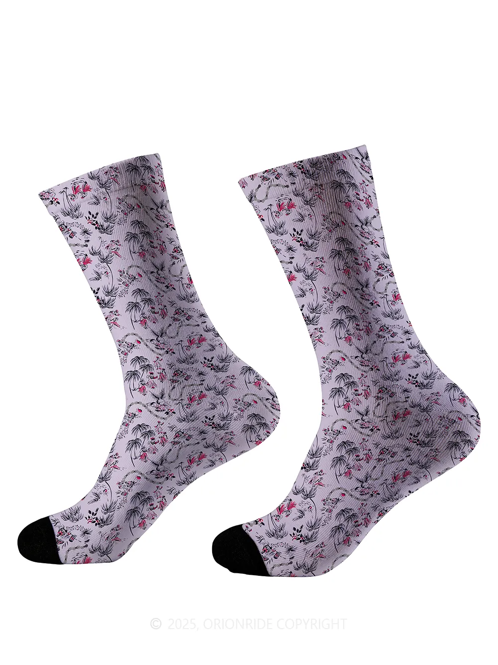 Orionride Chain And Flowers Cycling Socks sold by Orionride