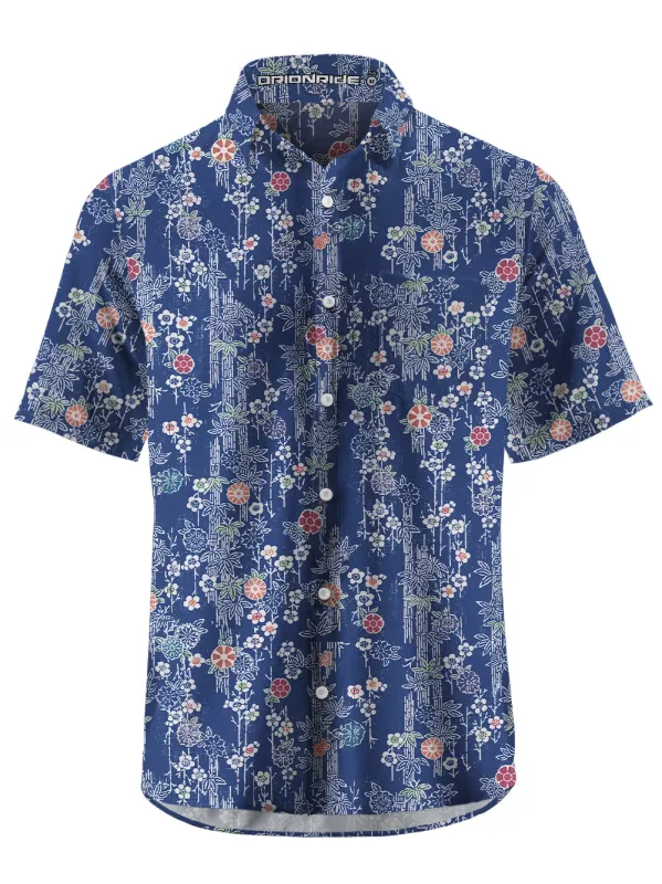 Orionride Cycling In The Forest Zipper Pockets Ultra Lightweight Short Sleeves Gravel Shirt sold by Orionride