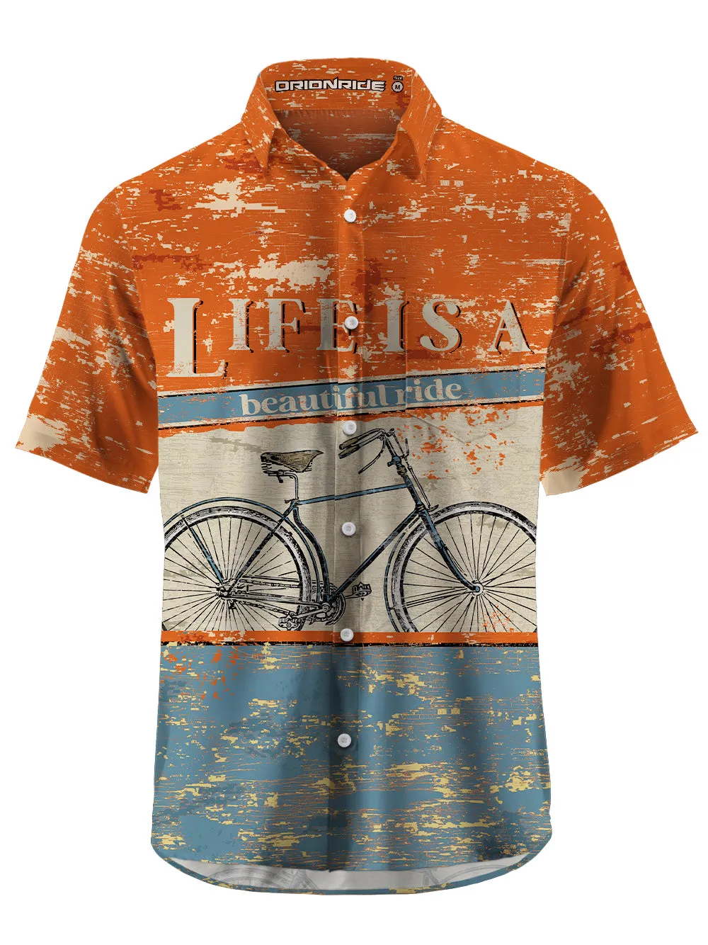 Orionride Beautiful Ride Zipper Pockets Ultra Lightweight Short Sleeves Gravel Shirt sold by Orionride