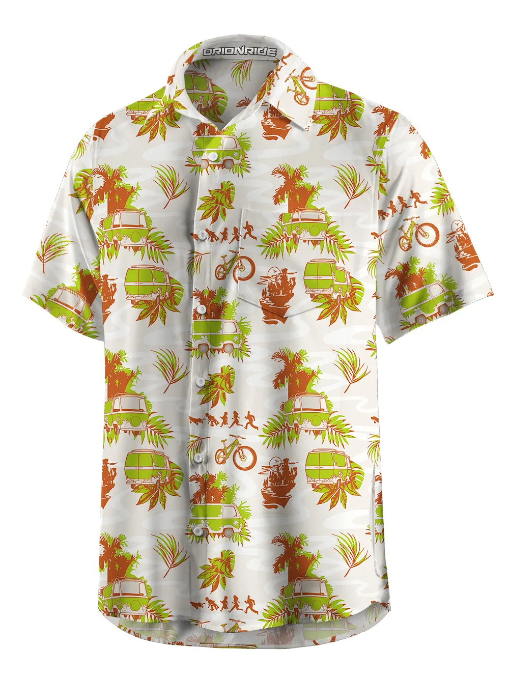 Orionride Mystery Ride Zipper Pockets Ultra Lightweight Short Sleeves Gravel Shirt sold by Orionride product image thumbnail 2