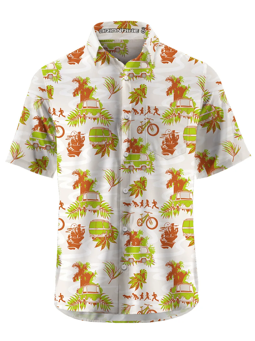 Orionride Mystery Ride Zipper Pockets Ultra Lightweight Short Sleeves Gravel Shirt sold by Orionride