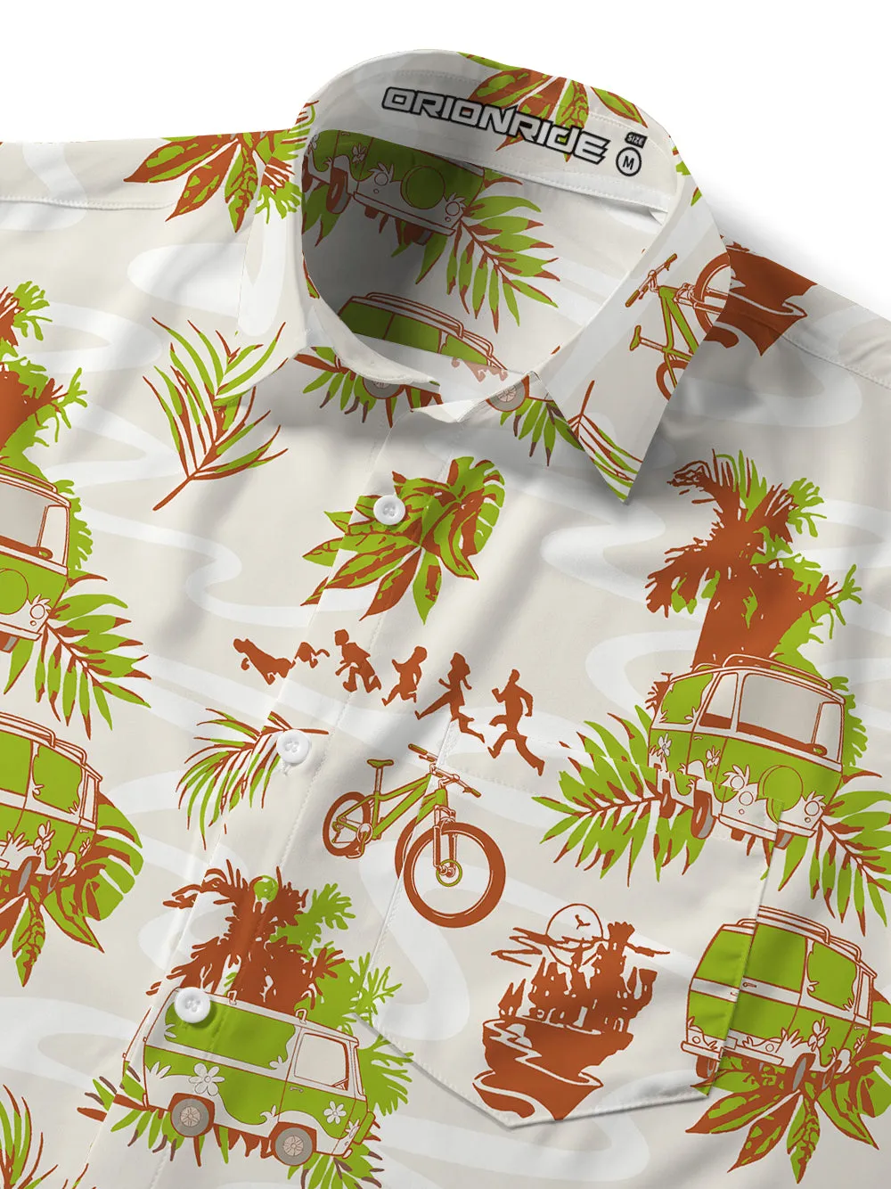 Orionride Mystery Ride Zipper Pockets Ultra Lightweight Short Sleeves Gravel Shirt sold by Orionride product image thumbnail 4