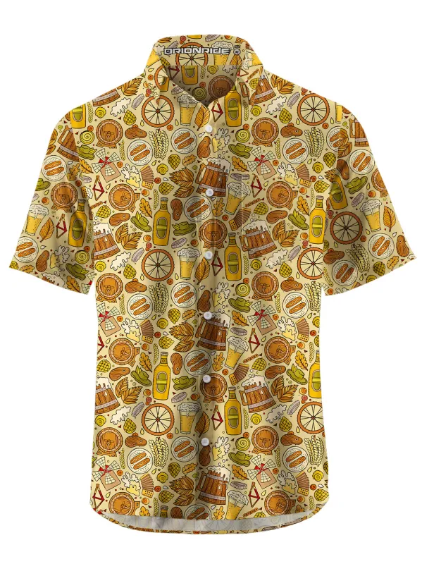 Orionride Cycling Fun Zipper Pockets Ultra Lightweight Short Sleeves Gravel Shirt sold by Orionride