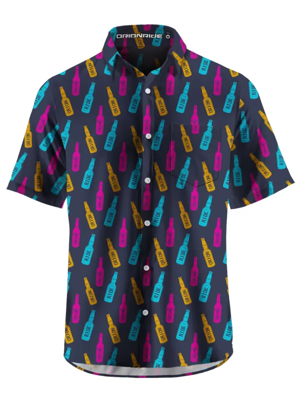 Orionride Bicycle Beer Zipper Pockets Ultra Lightweight Short Sleeves Gravel Shirt sold by Orionride