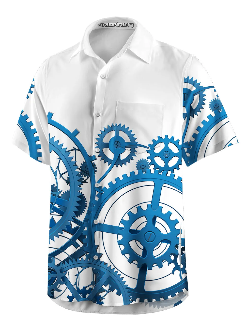 Orionride Mechanical Gears Zipper Pockets Ultra Lightweight Short Sleeves Gravel Shirt sold by Orionride product image thumbnail 2