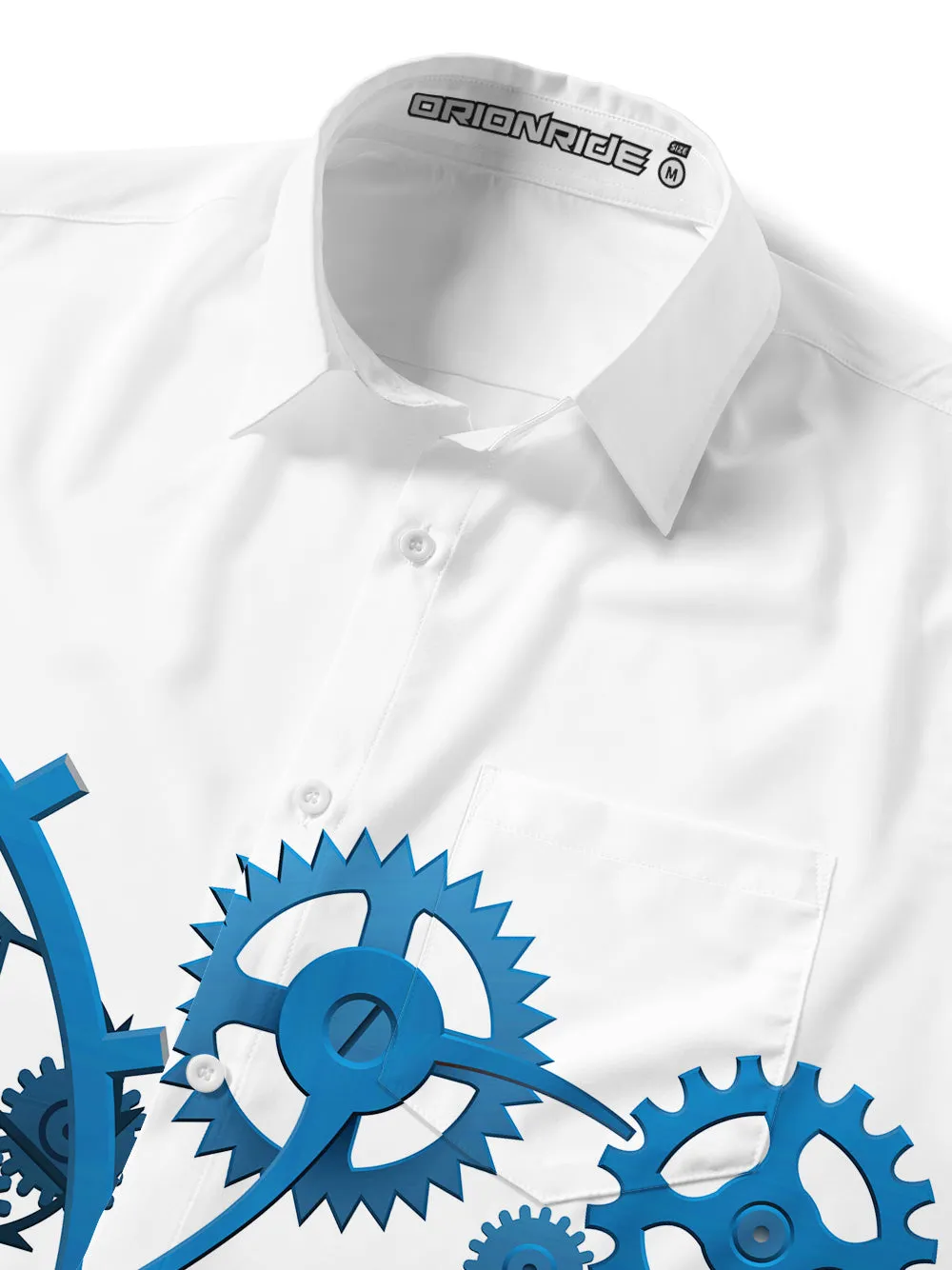 Orionride Mechanical Gears Zipper Pockets Ultra Lightweight Short Sleeves Gravel Shirt sold by Orionride product image thumbnail 4
