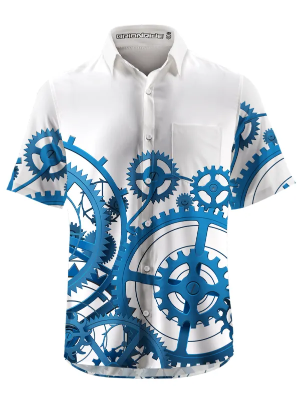 Orionride Mechanical Gears Zipper Pockets Ultra Lightweight Short Sleeves Gravel Shirt sold by Orionride