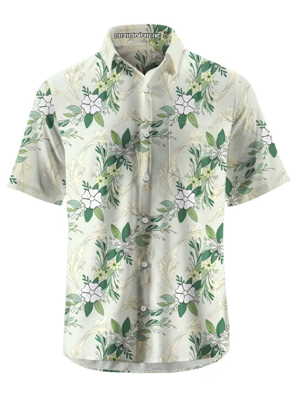 Orionride Flower Wheel Zipper Pockets Ultra Lightweight Short Sleeves Gravel Shirt sold by Orionride