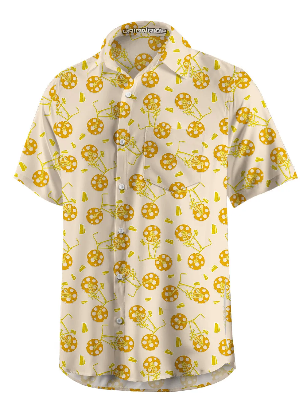 Orionride Cheese Bike Zipper Pockets Ultra Lightweight Short Sleeves Gravel Shirt sold by Orionride product image thumbnail 2