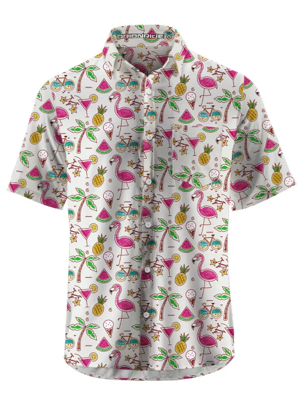 Orionride Summer Breeze Zipper Pockets Ultra Lightweight Short Sleeves Gravel Shirt sold by Orionride