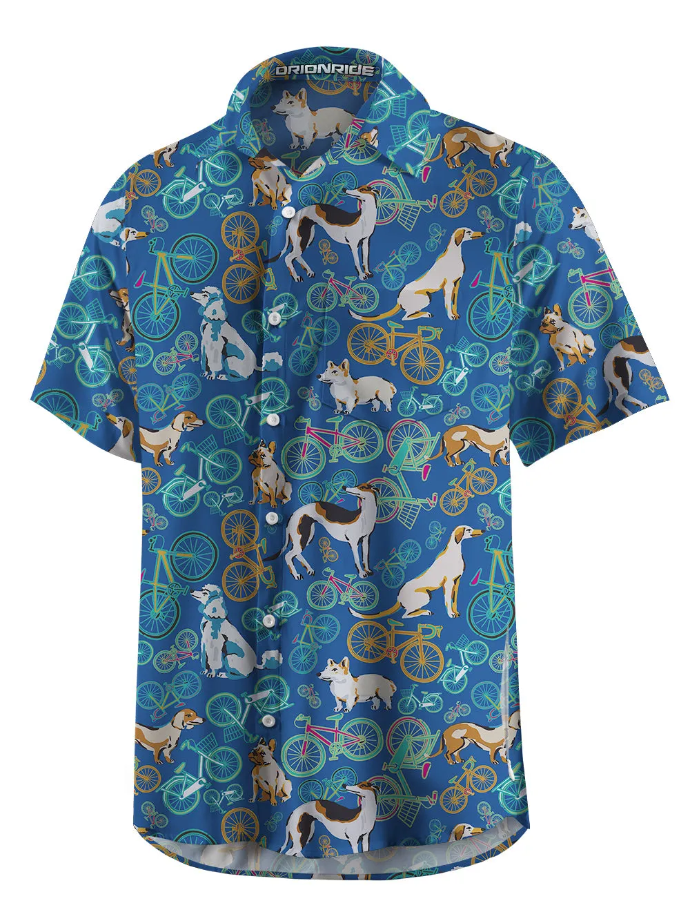 Orionride Pup Ride Zipper Pockets Ultra Lightweight Short Sleeves Gravel Shirt sold by Orionride product image thumbnail 2