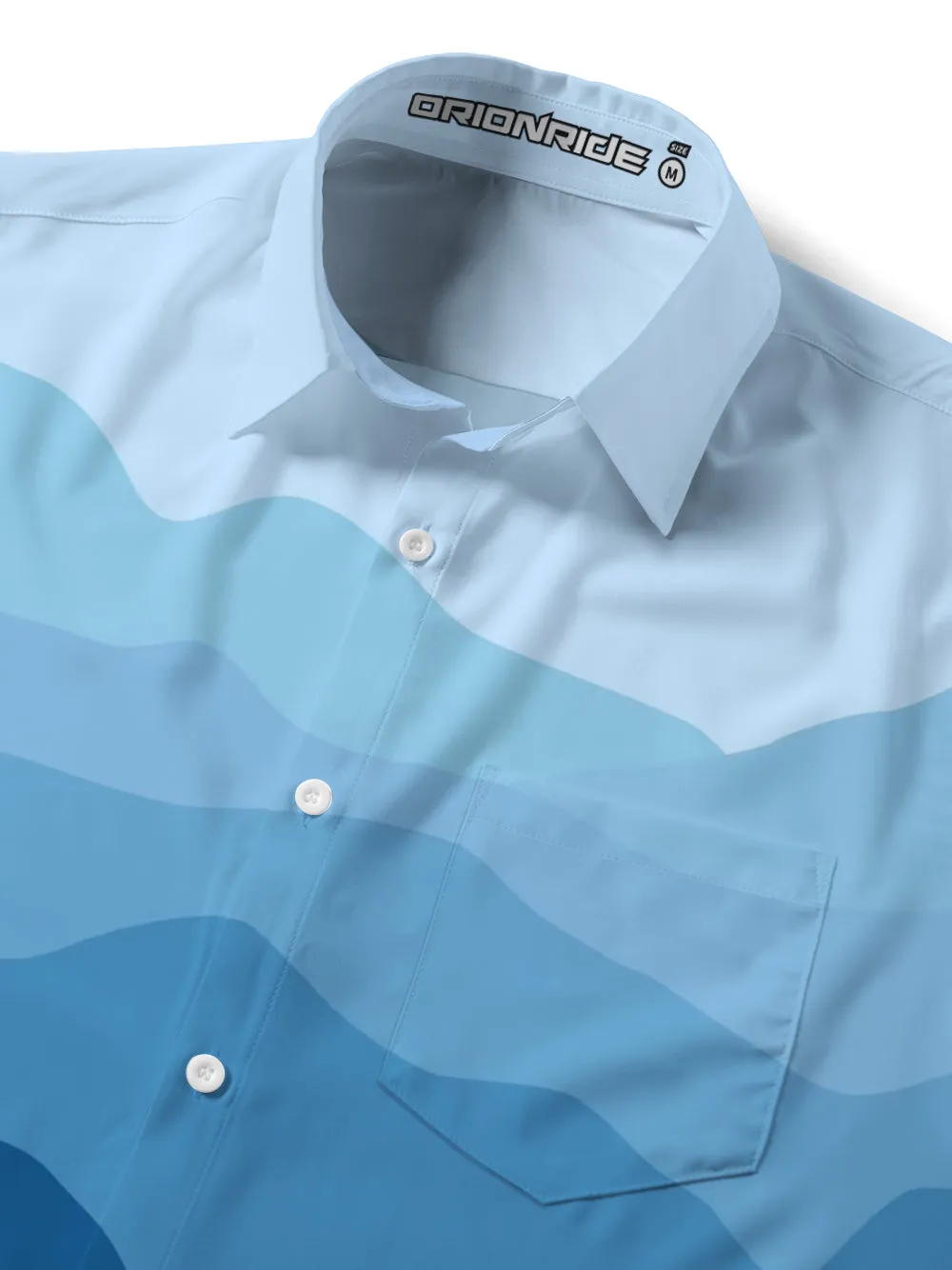 Orionride Free Sunset Zipper Pockets Ultra Lightweight Short Sleeves Gravel Shirt sold by Orionride product image thumbnail 5