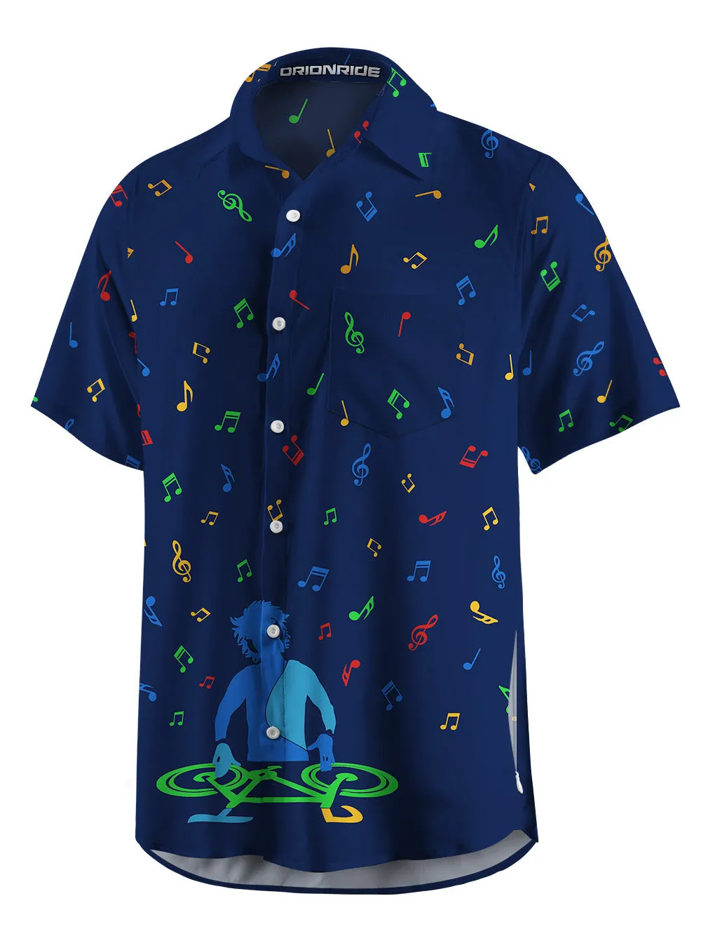 Orionride DJ Cycling Zipper Pockets Ultra Lightweight Short Sleeves Gravel Shirt sold by Orionride product image thumbnail 4