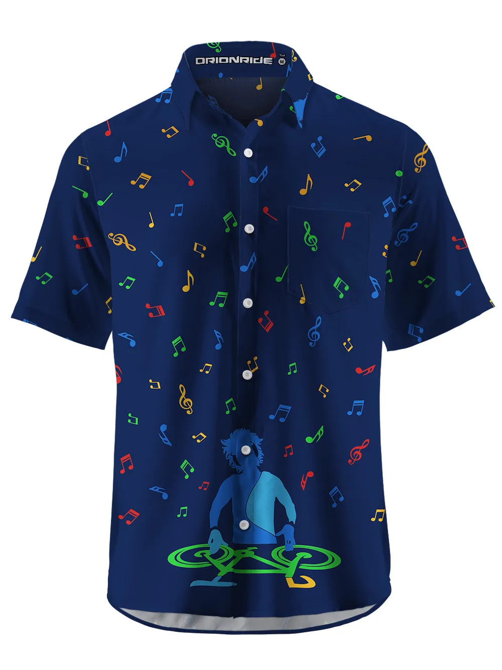 Orionride DJ Cycling Zipper Pockets Ultra Lightweight Short Sleeves Gravel Shirt sold by Orionride