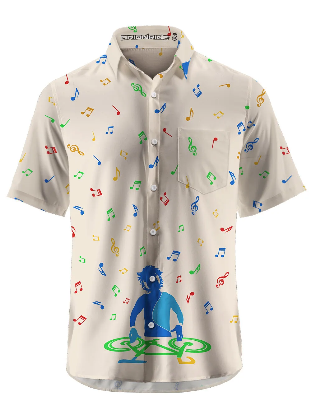 Orionride DJ Cycling Zipper Pockets Ultra Lightweight Short Sleeves Gravel Shirt sold by Orionride product image thumbnail 3