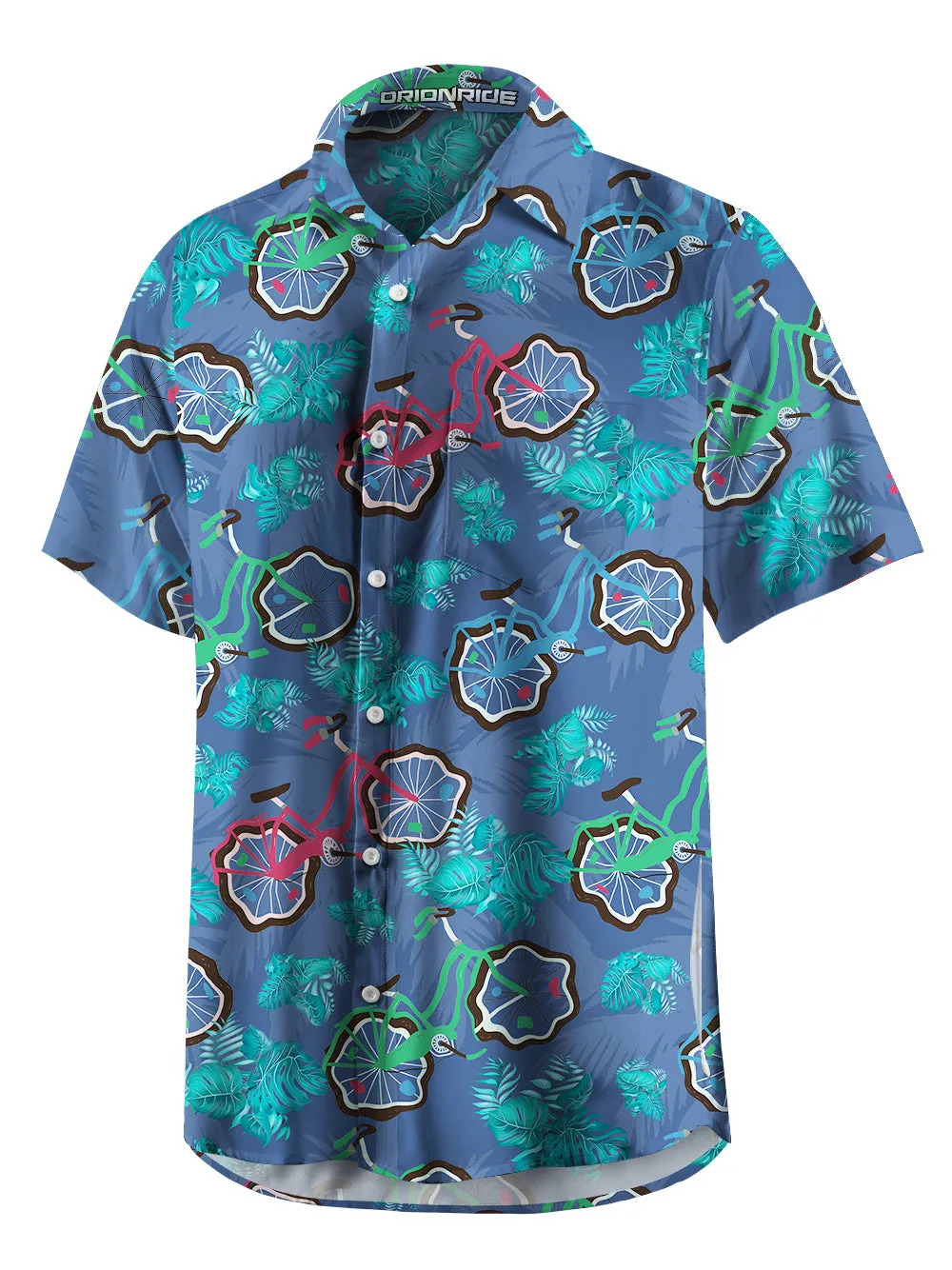 Orionride Tropical Cycling Zipper Pockets Ultra Lightweight Short Sleeves Gravel Shirt sold by Orionride product image thumbnail 2