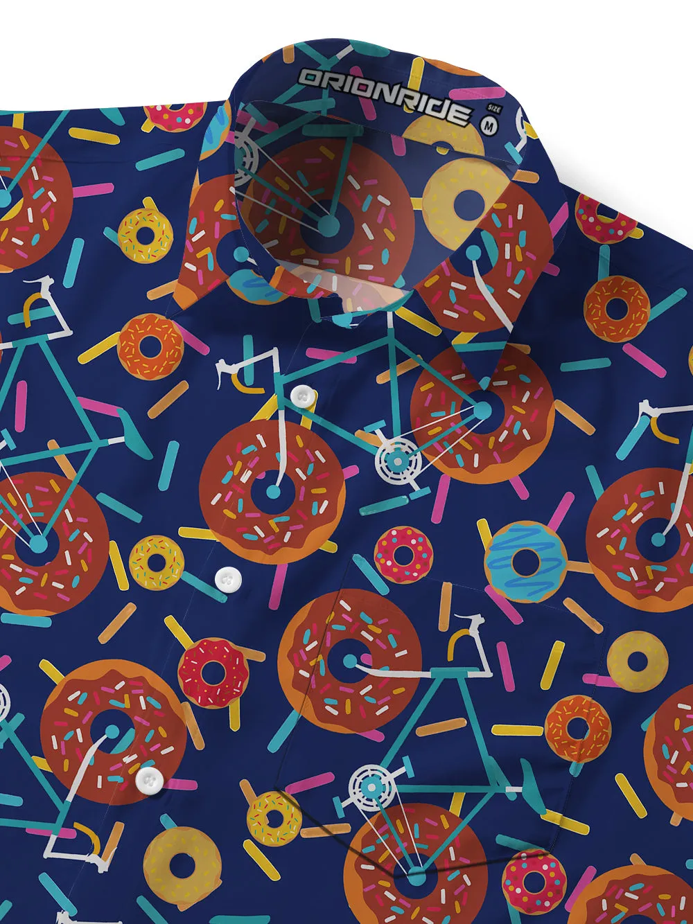 Orionride Short Sleeves Donut Bike Zipper Pockets Ultra Lightweight Gravel Shirt sold by Orionride product image thumbnail 4