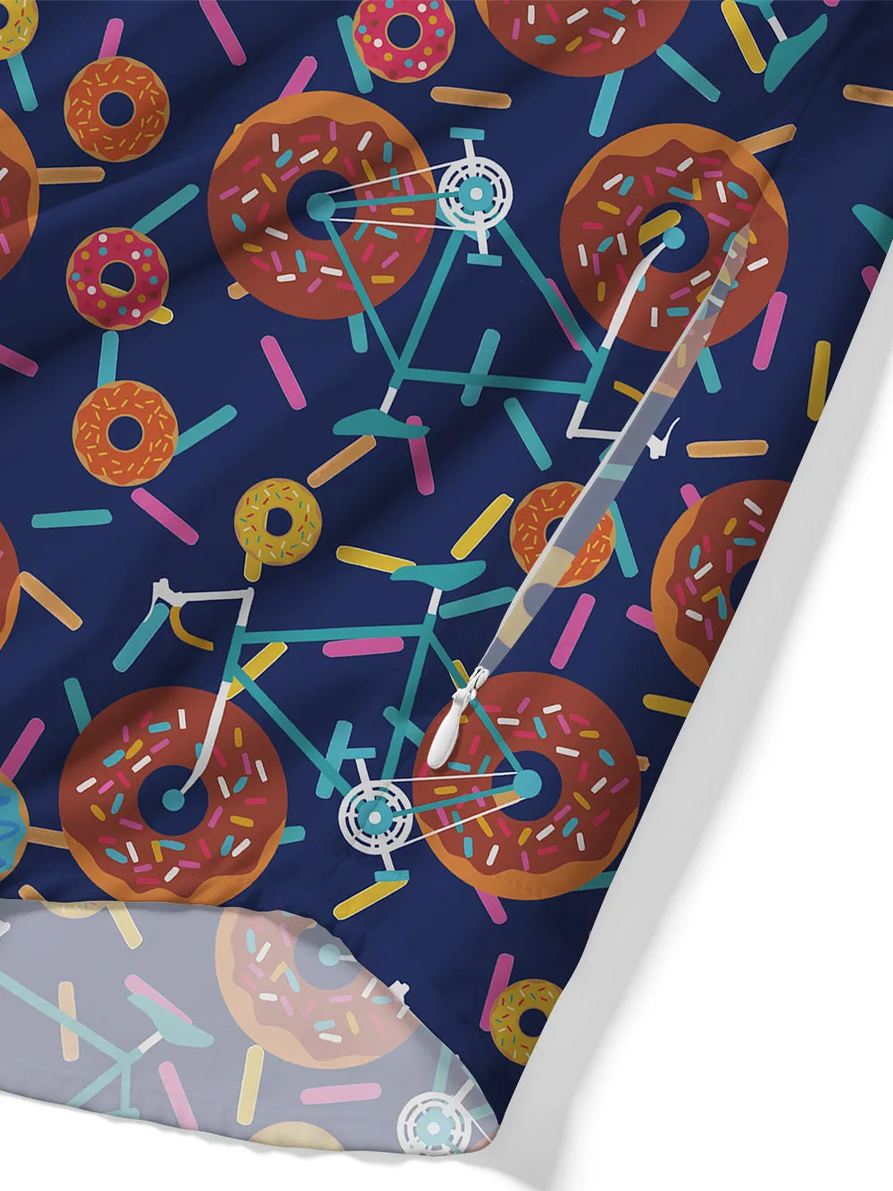 Orionride Short Sleeves Donut Bike Zipper Pockets Ultra Lightweight Gravel Shirt sold by Orionride product image thumbnail 5