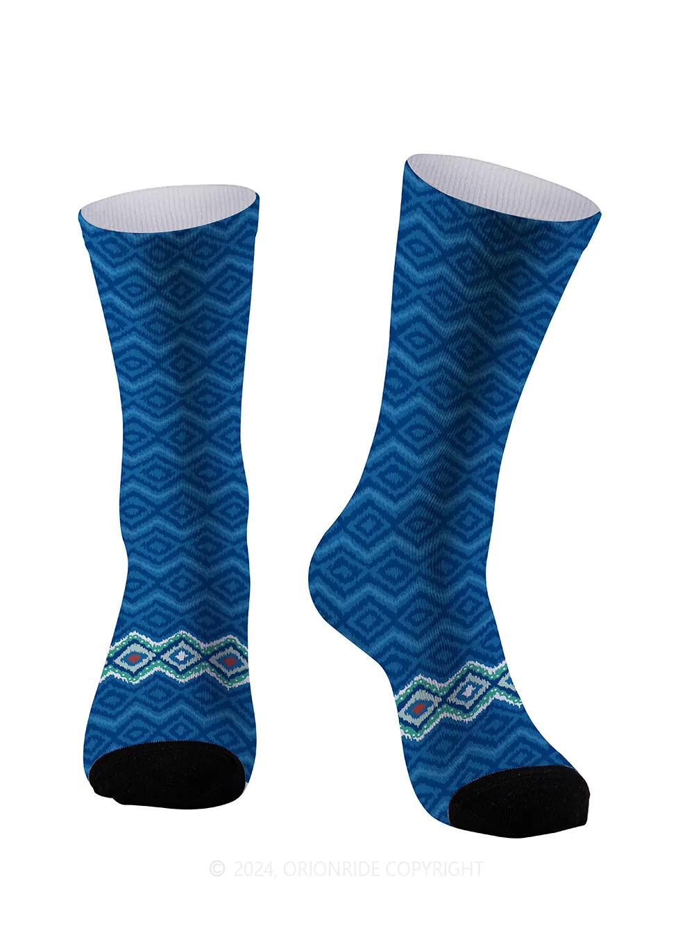 Orionride Blue Chain Cycling Socks sold by Orionride product image thumbnail 2