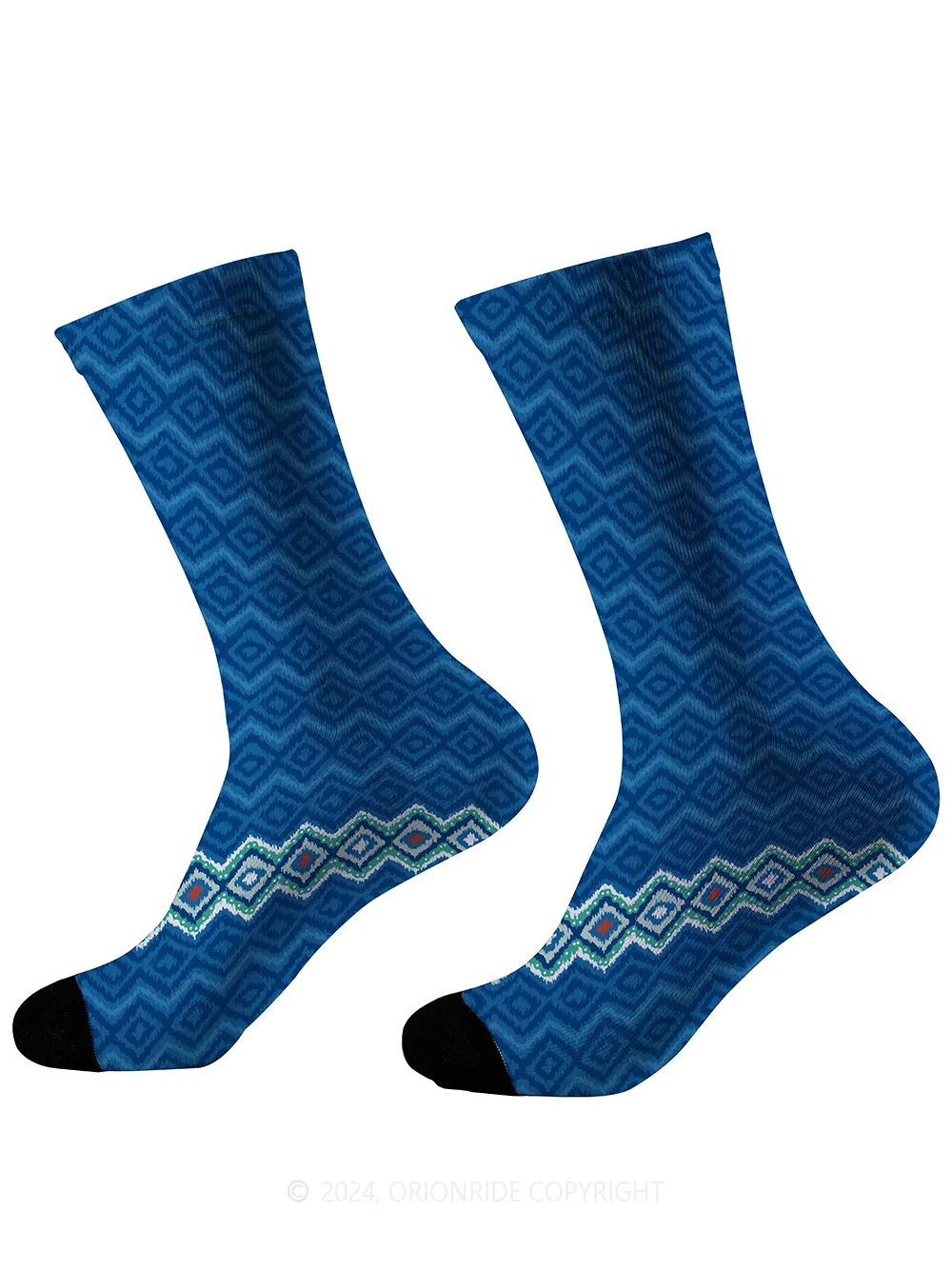 Orionride Blue Chain Cycling Socks sold by Orionride