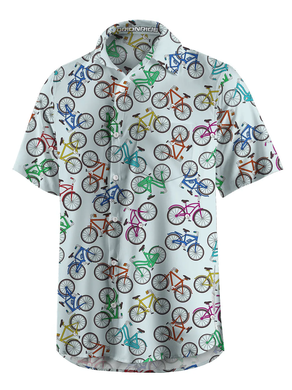Orionride Short Sleeves Colorful Bicycle Zipper Pockets Ultra Lightweight Gravel Shirt sold by Orionride product image thumbnail 3
