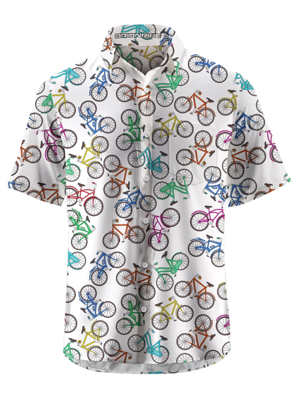 Orionride Short Sleeves Colorful Bicycle Zipper Pockets Ultra Lightweight Gravel Shirt sold by Orionride product image thumbnail 2