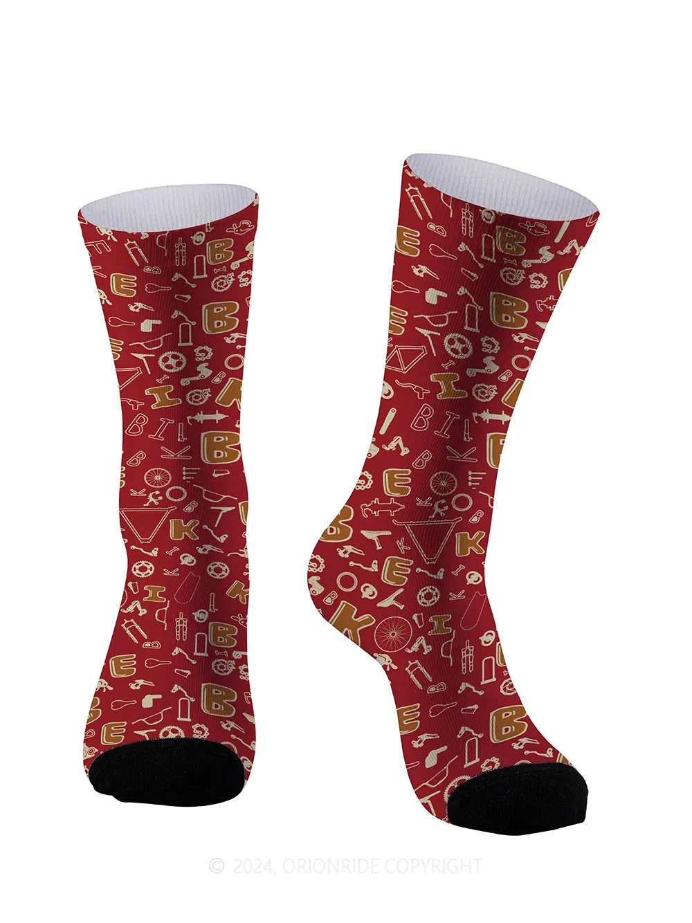 Orionride Letter Cycling Socks sold by Orionride product image thumbnail 2