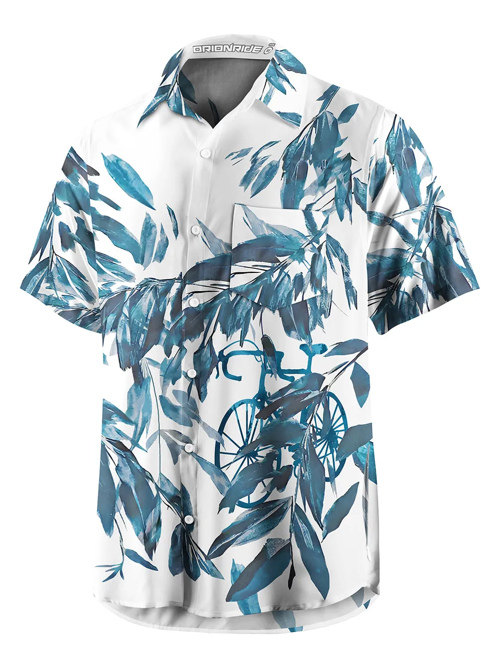 Orionride Short Sleeves Ink Bicycle Zipper Pockets Ultra Lightweight Gravel Shirt sold by Orionride product image thumbnail 2