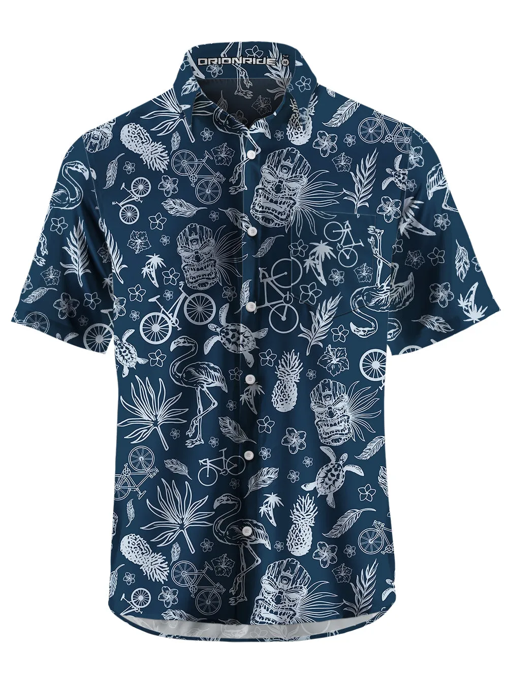 Orionride Short Sleeves Marine Life Zipper Pockets Ultra Lightweight Gravel Shirt sold by Orionride