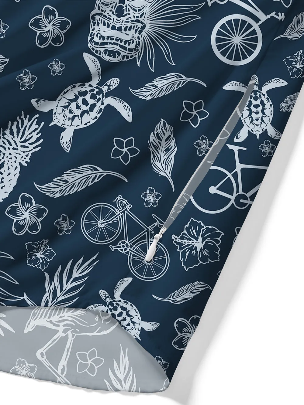 Orionride Short Sleeves Marine Life Zipper Pockets Ultra Lightweight Gravel Shirt sold by Orionride product image thumbnail 5