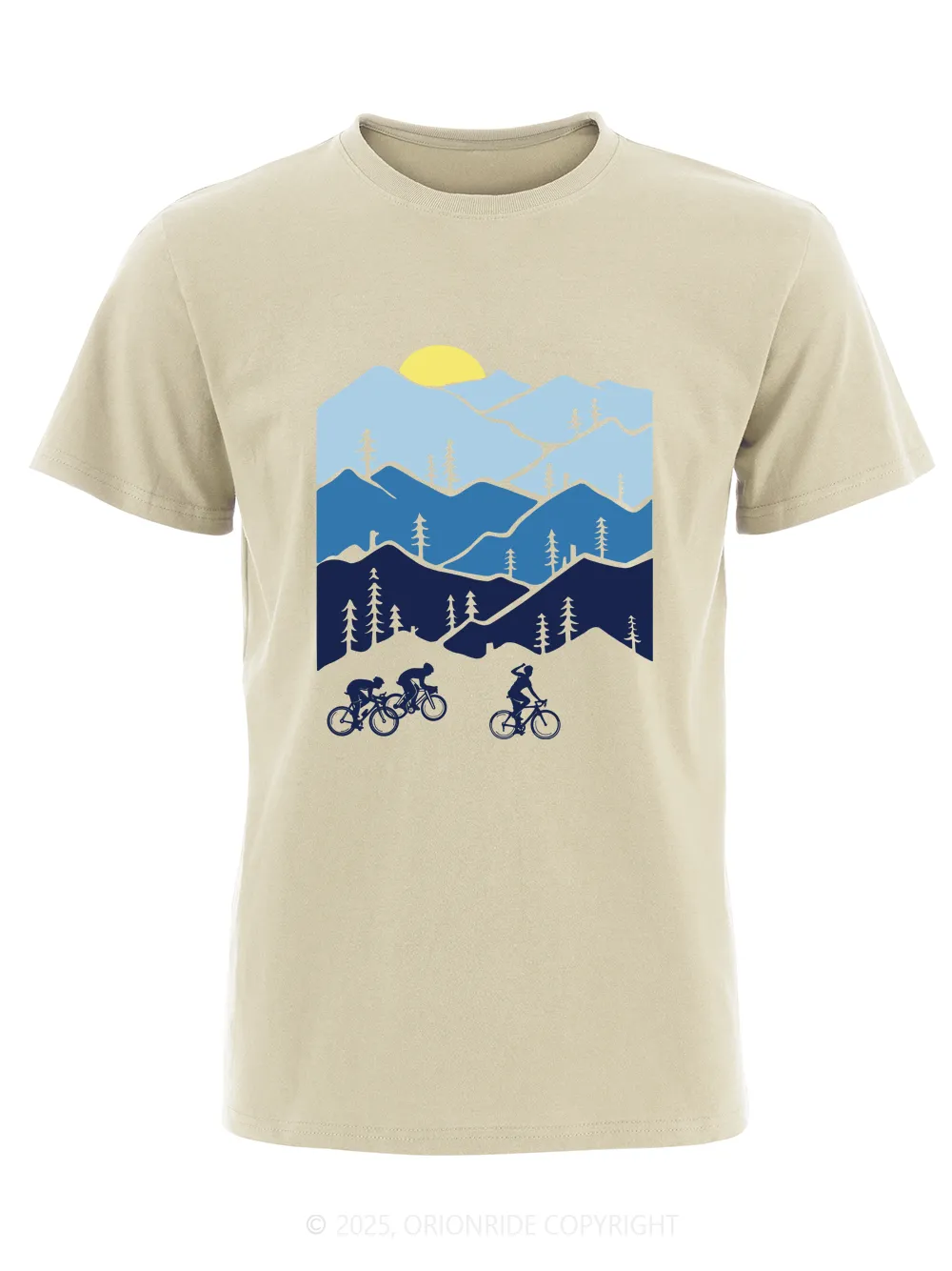 Orionride Short Sleeves Three Makes a Trip Bike T-Shirt sold by Orionride