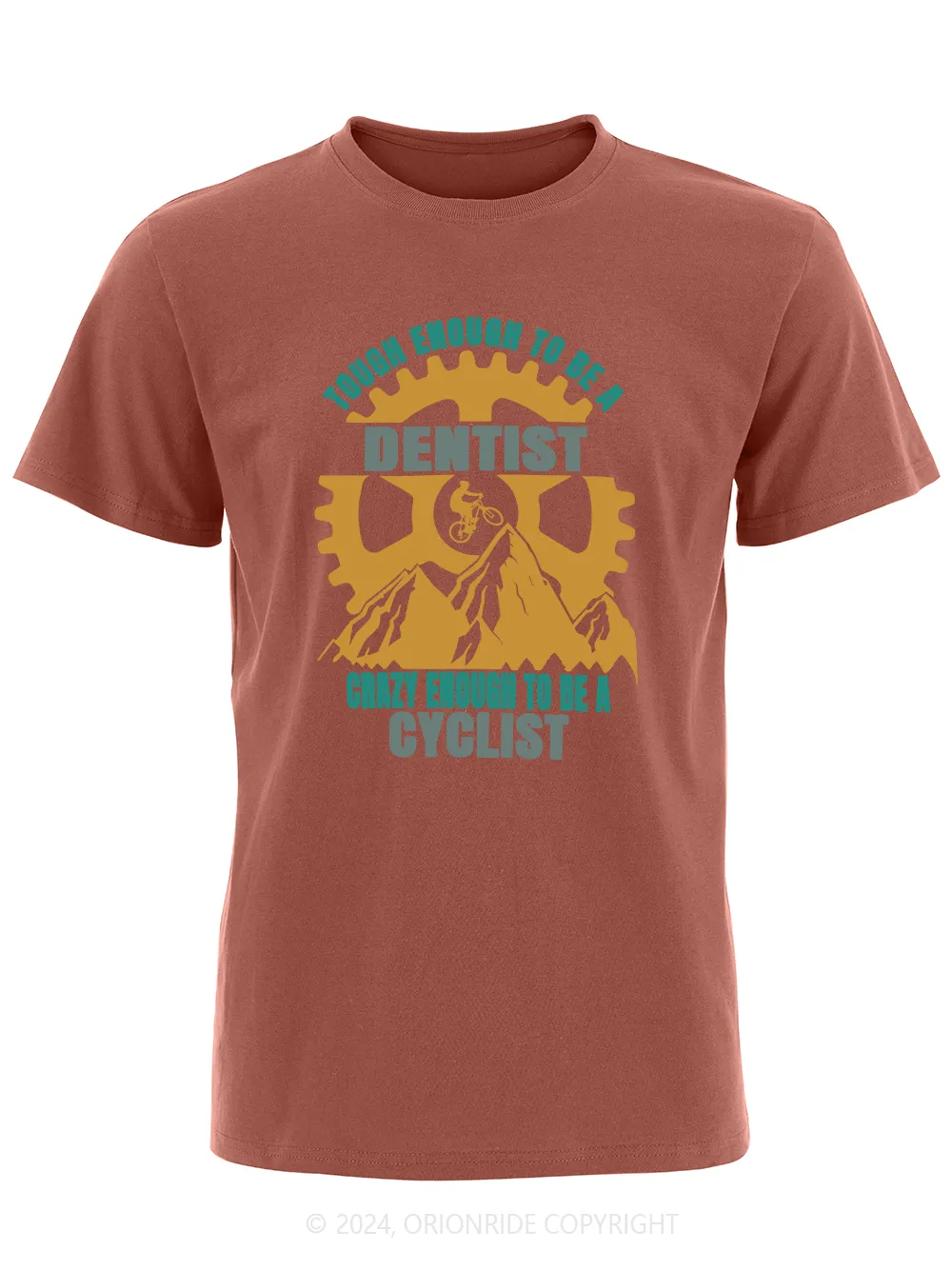 Orionride Short Sleeves Dentist Cyclist Bike T-Shirt sold by Orionride product image thumbnail 2