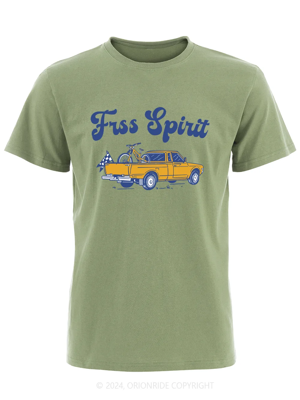 Orionride Short Sleeves Free Spirit Bike T-Shirt sold by Orionride product image thumbnail 2