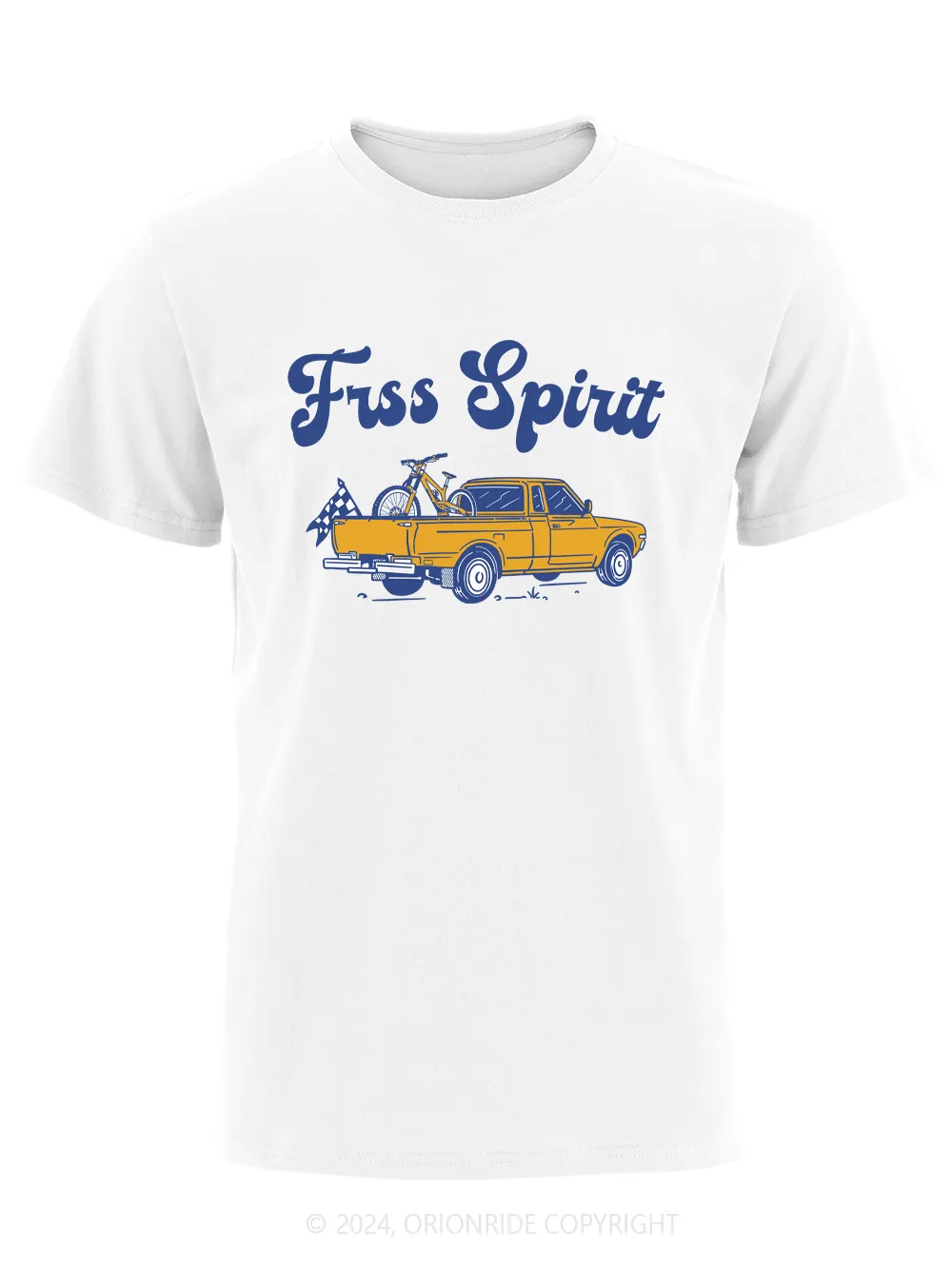 Orionride Short Sleeves Free Spirit Bike T-Shirt sold by Orionride product image thumbnail 3