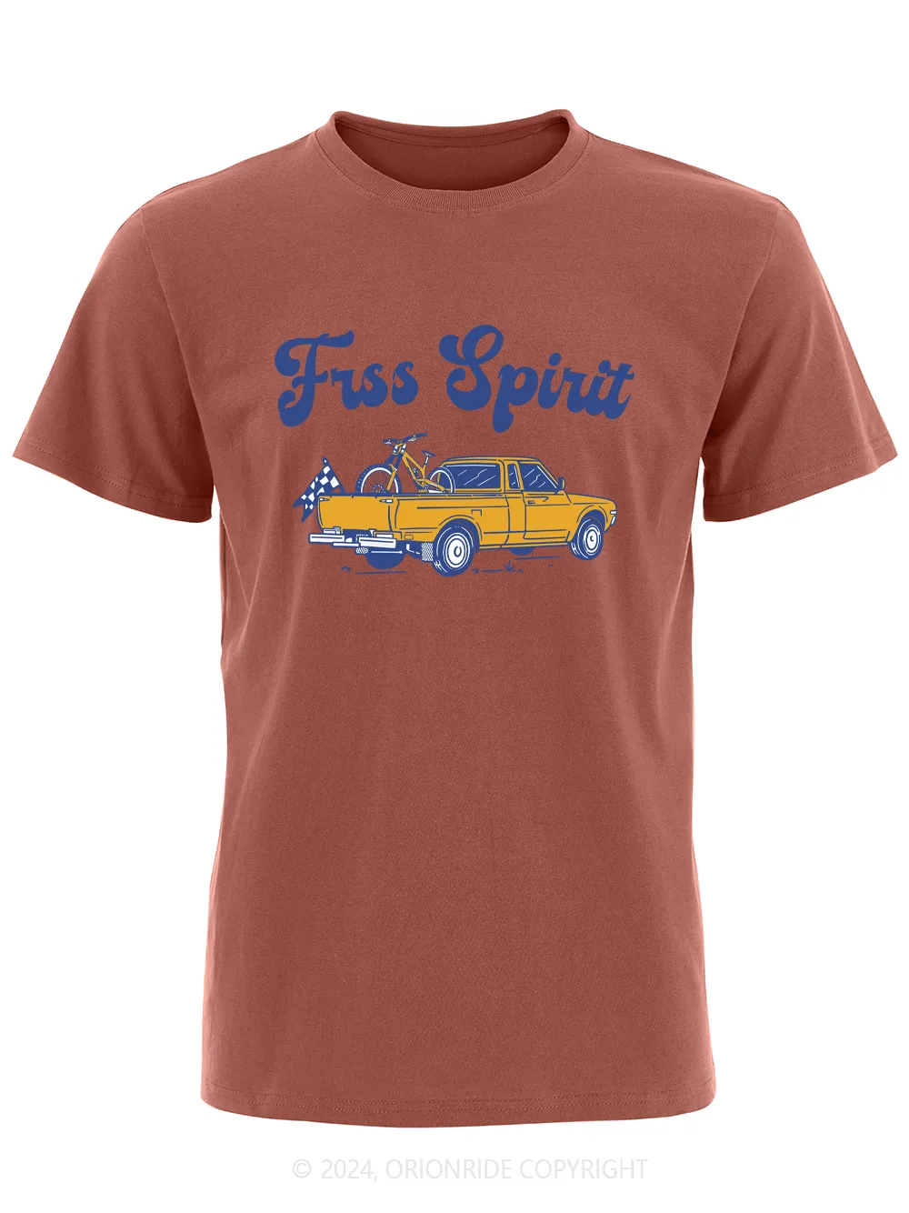 Orionride Short Sleeves Free Spirit Bike T-Shirt sold by Orionride product image thumbnail 4